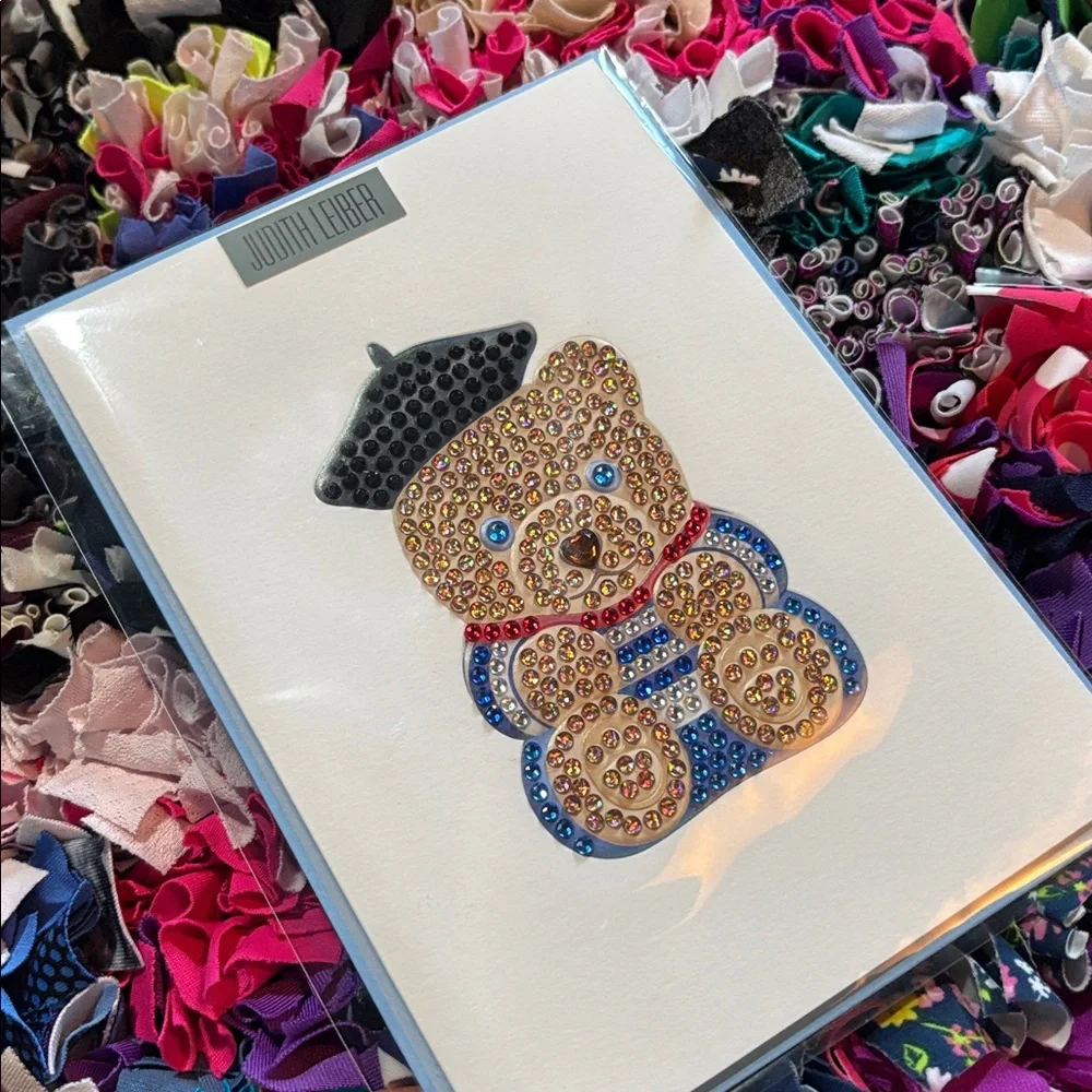 🆕American Greetings-Papyrus-Judith Leiber Rhinestone Greeting Card